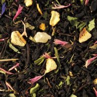 Чорний ароматизований чай Чебрець-меліса