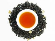 Чорний чай Суниця з вершками 100 г. Зображення №3