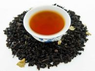 Чорний чай Суниця з вершками 100 г. Зображення №4