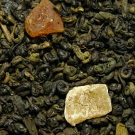 Зелений ароматизований чай Ананас з вершками