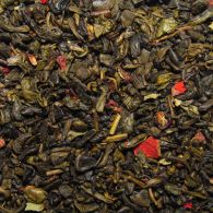 Зелёный ароматизированный чай Ягода-малина