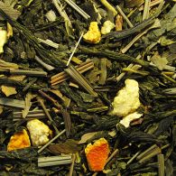 Зеленый ароматизированный чай Гинкго-чай
