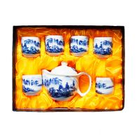Подарочный набор "Голубая гора" (6 пиал, чайник). Изображение №2