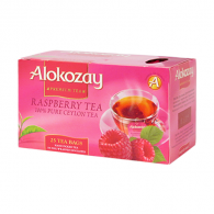 Чай пакетированный Alokozay черный "Малина" 2 г х 25