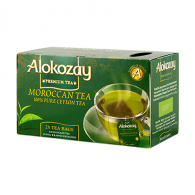 Чай пакетований Alokozay зелений "Мароканська м'ята" 2 г х 25