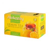 Чай пакетированный Alokozay черный "Лимон" 2 г х 25