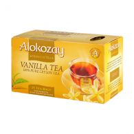 Чай пакетированный Alokozay черный "Ваниль" 2 г х 25