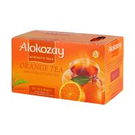 Чай пакетированный Alokozay черный "Апельсин" 2 г х 25