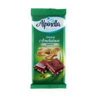 Шоколад молочный Alpinella "Арахис" 90 г