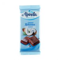 Шоколад молочний Alpinella "Кокос" 90 г