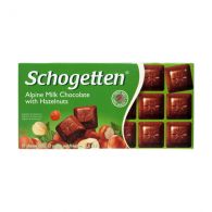 Шоколад молочний Schogеtten Alpine milk "З горіхами" 100 г