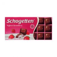 Шоколад молочный Schogetten "Клубничный йогурт" 100 г