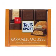 Шоколад молочний Ritter sport "З карамельним мусом" 100 г