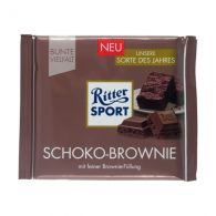 Шоколад чорний Ritter sport "Шоколадний брауні" 100 г