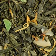 Зеленый ароматизированный чай Пина колада