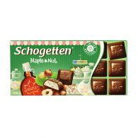 Шоколад молочний Schogеtten "З лісовими горіхами і кленовою начинкою" 100 г