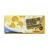 Шоколад білий "Clavileno" Blanco Con Galleta Maria з печивом 80 г