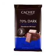 Шоколад чорний CACHET "Extra Dark" 300 г