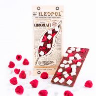 Шоколад молочный "Leopol" с малиной и маршмеллоу 95 г