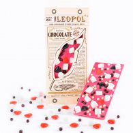 Шоколад полуничний "Leopol" сердечка 95 г