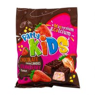 Шоколадні цукерки   Party Kids зі смаком полуниці 220г