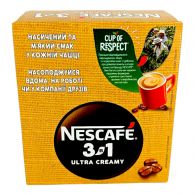 Nescafe 3в1 Creamy кавова суміш  картонна коробка 20 стіків / 13 гр . Зображення №2