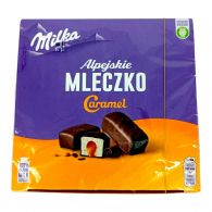 Цукерки альпійське молоко карамель Мілка Milka caramel 350g
