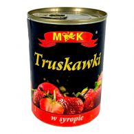 Ягоди консервовані полуниця MK truskawki 400g/160g