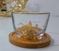 Склянка на підставці 100 мл "Золота гора". Зображення №5