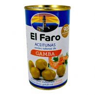 Оливки без кісточки з креветкою Ель Фаро El Faro 150/350g