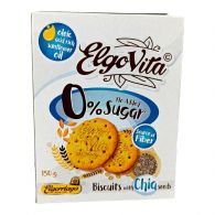 Печиво з насінням чіа (без цукру) Елгорріага Elgorriaga elgovita 150g